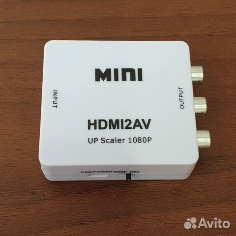 Конвертер hdmi на AV + аудио для монитора, PS3