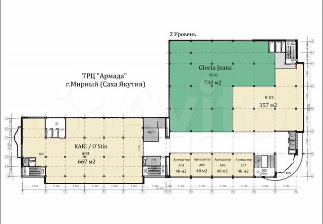 Торговая площадь, 10000 м²