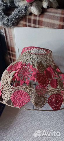 Абажур, вязан крючком, эксклюзив