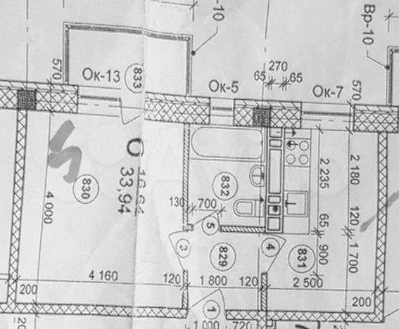 1-к. квартира, 34 м², 4/8 эт.