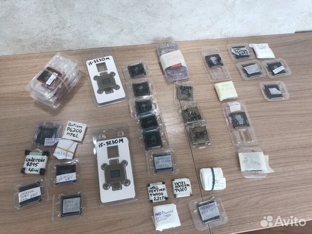 Процессоры Intel Core i7 i5 i3 AMD для ноутбуков