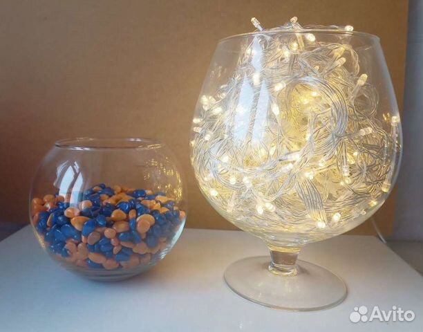 Ваза стеклянная круглая сфера аквариум