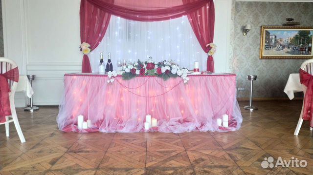 Свадебное оформление президиума