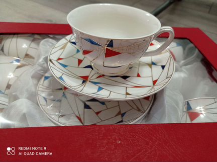Чайный сервиз новый 6 персон