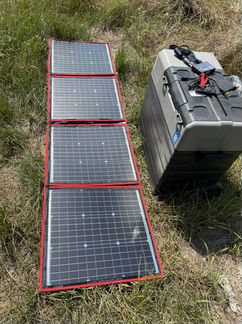 Раскладная солнечная панель на 220 watt dokio