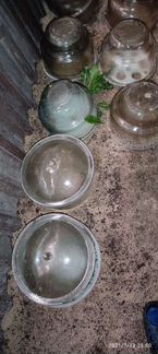 Стеклянная банка, горшок под цветы, эксекаторы