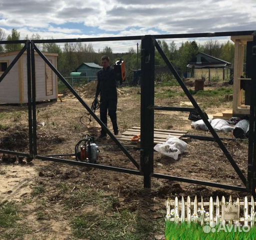 Установка каркаса для забора в Ярославле | Услуги | Авито