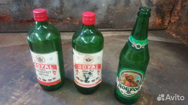 Бутылки СССР