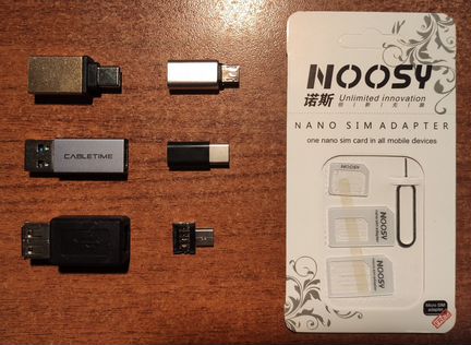 Переходники USB и SIM карт