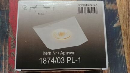 Точечный светильник Divinare