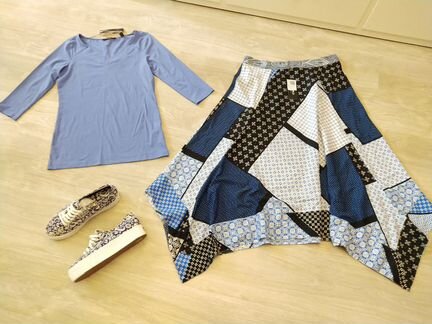 Новый комплект Одежды Футболка E Sprit/Юбка Camomi