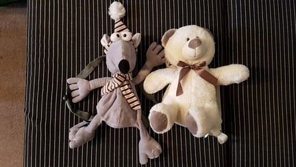 Рюкзаки для малышей мышка и мишка