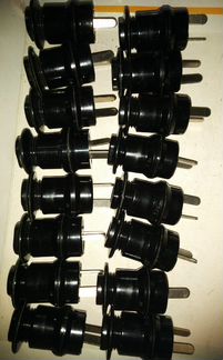 Вилки 12/36/42В 10А