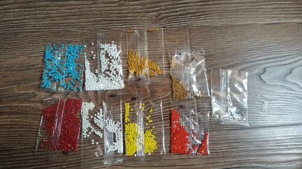 Стразы и инструменты для алмазной вышивки