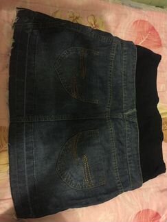 Юбка джинсовая для беременных