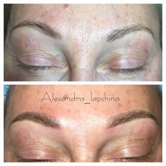 Микроблейдинг бровей