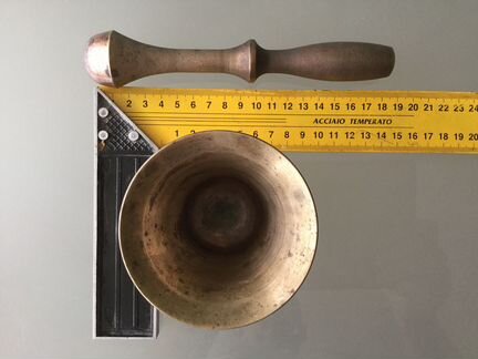 Ступка латунь СССР