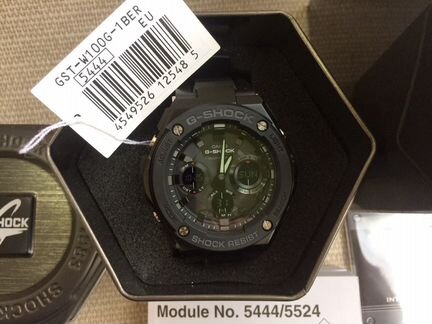 Casio GST-W100G-1B новые, полный комплект