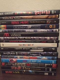 16 музыкальных DVD