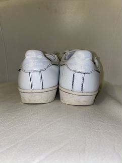 Женские белые кроссовки Adidas Superstar,размер 37