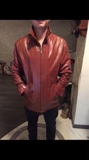 Кожаная куртка мужская