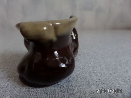 Башмачок сувенирный.СССР.1977 г-Керамика