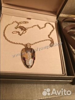 Новое золотое колье Bulgari 21.51 гр брилл 0.75 ct