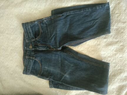 Джинсы+ рубашка все Kiabi на 10 лет