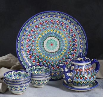 Узбекская посуда Риштан