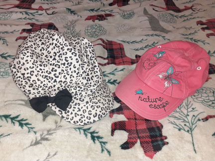 Кепки для девочки 4-5 лет