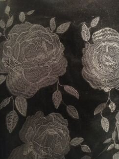 Юбка мини из бархата