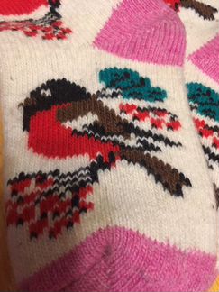 Носки шерстяные толстые женские (новые) р.36-39