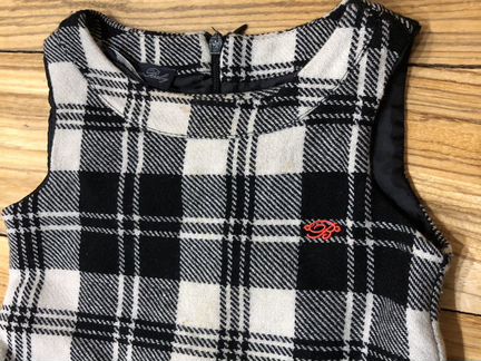 Платье Blumarine Baby с поясом, шерсть