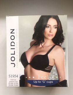 Бюстгальтер пуш-ап планж Jolidon glossy lines S195