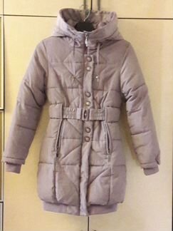 Зимнее пальто для девочки, 146