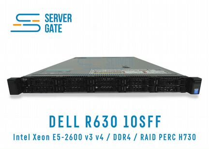 Сервер dell R630 10SFF 2 x E5-2695v4 256 GB