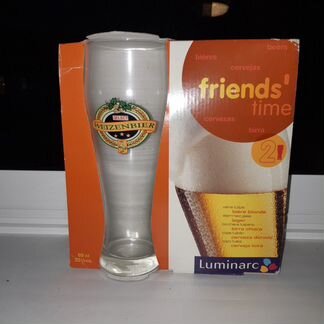 Новые пивные стаканы Luminarc Франция (набор 2шт)