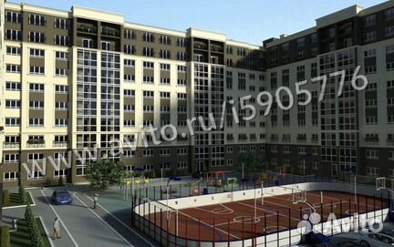 1-к квартира, 42.2 м², 8/10 эт.