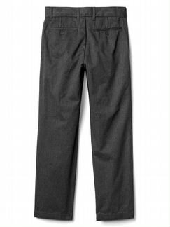 Новые серые брюки школьные GAP, хлопок