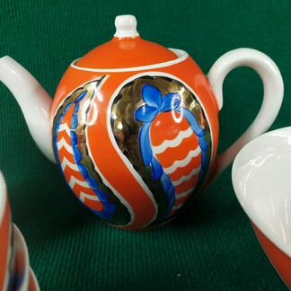 Сервиз чайный Песочное СССР Каламбур