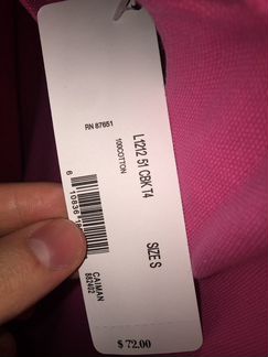 Розовое поло Lacoste, новое, размер S