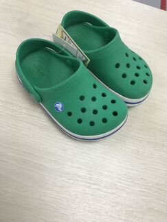 Детские кроксы на девочку Crocs, размер 17