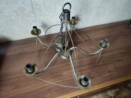 Люстра кованная