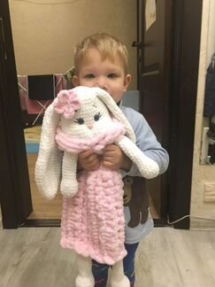 Зайчик пижамница интерьерная игрушка