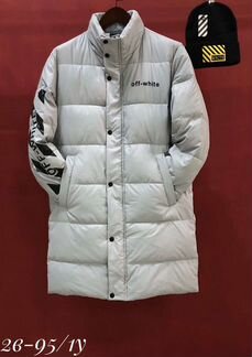Парка off white зимняя