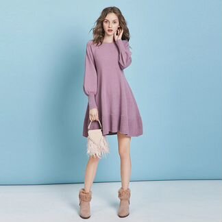 Тёплое клишенное платье от Artka