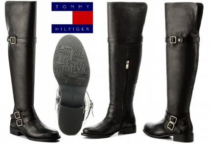 Сапоги женские ботфорты Tommy Hilfiger новые 38-39