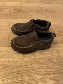 Ботинки мокасины timberland детские утепленные