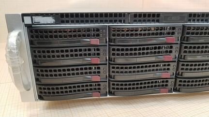 3U/E5-2609v2/X9DRD-A/16xHDD-Tray/SAS9211-4i/2x740W