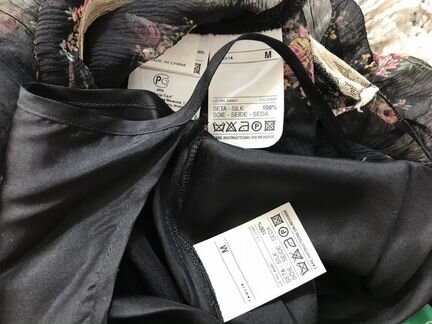 Новое платье Benetton шёлк (М)